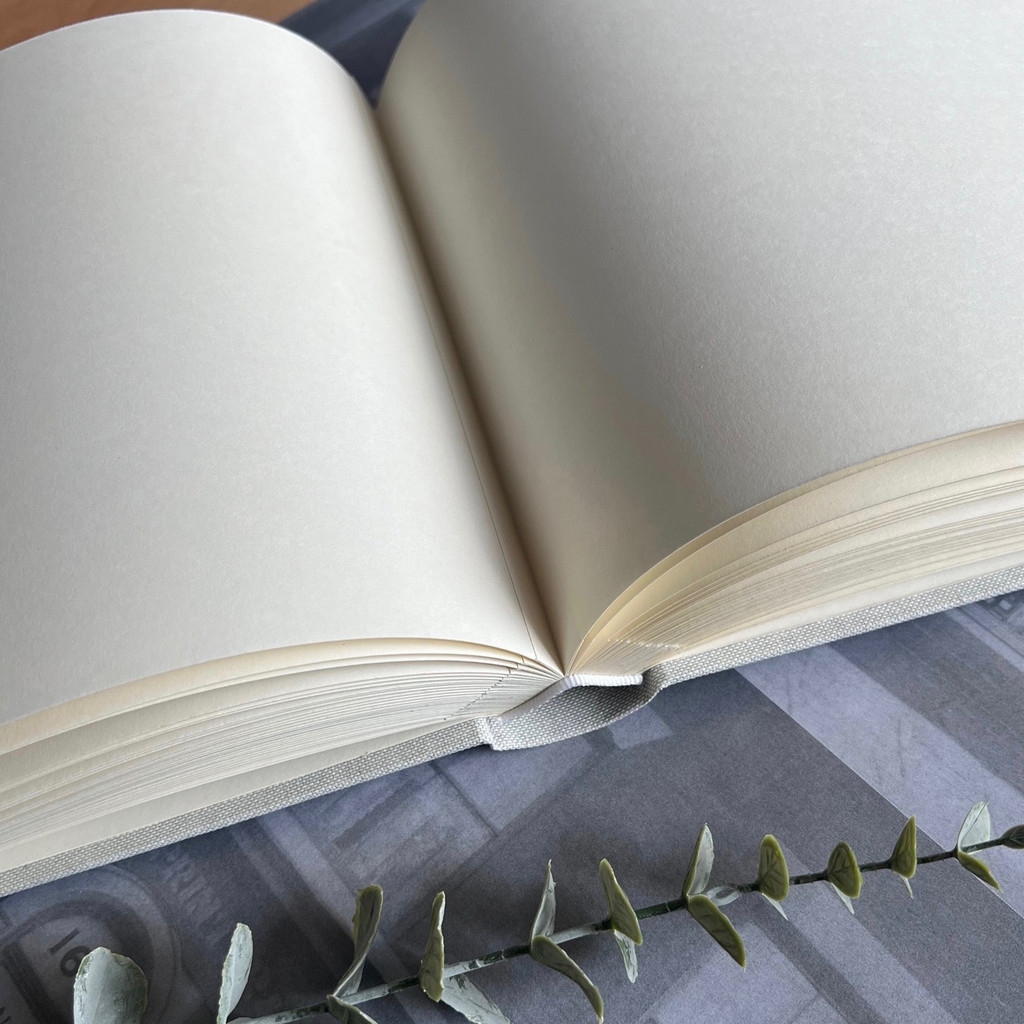 Photo Booth Guest Book | Misty Blue Linen