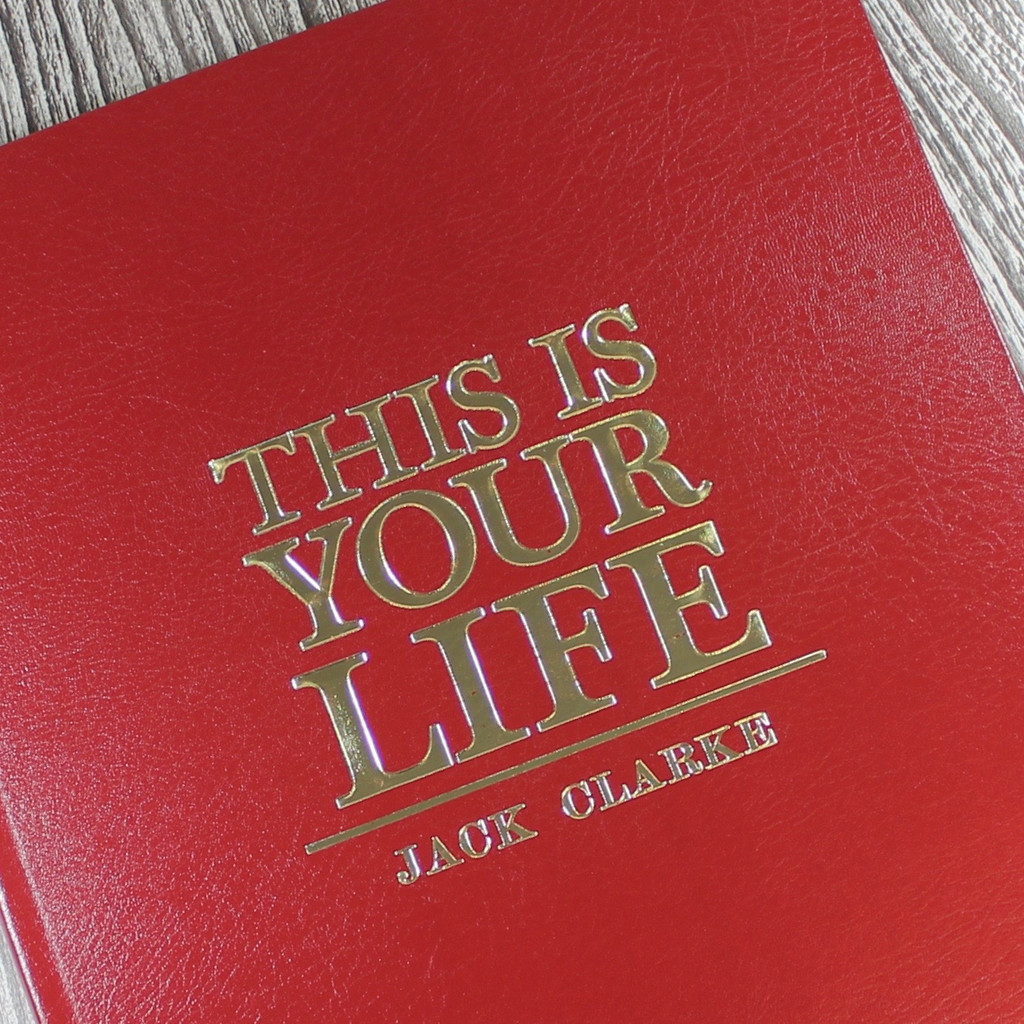 A2 'This Is Your Life' Style Red Photo Album Scrapbook 