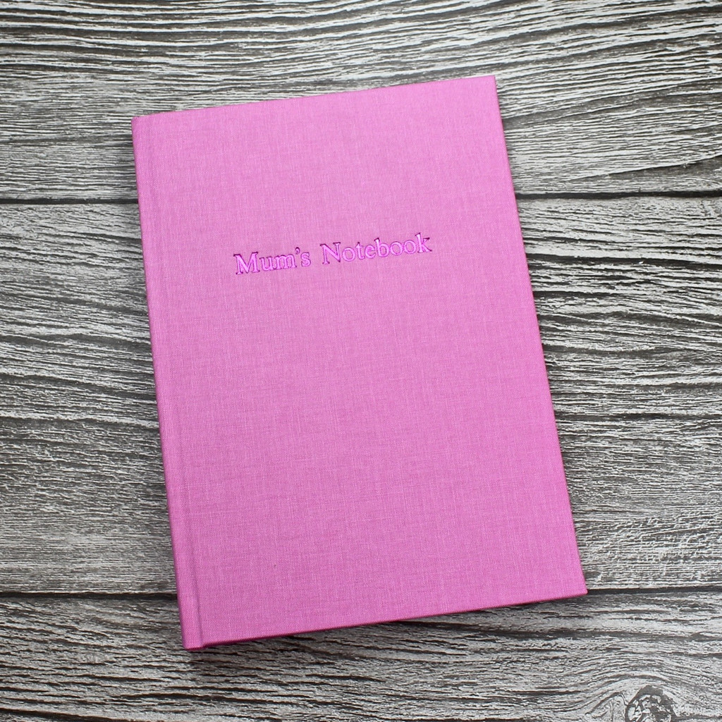 Mother's Day Journal |  Notebook - Pink Linen | A5 Portrait