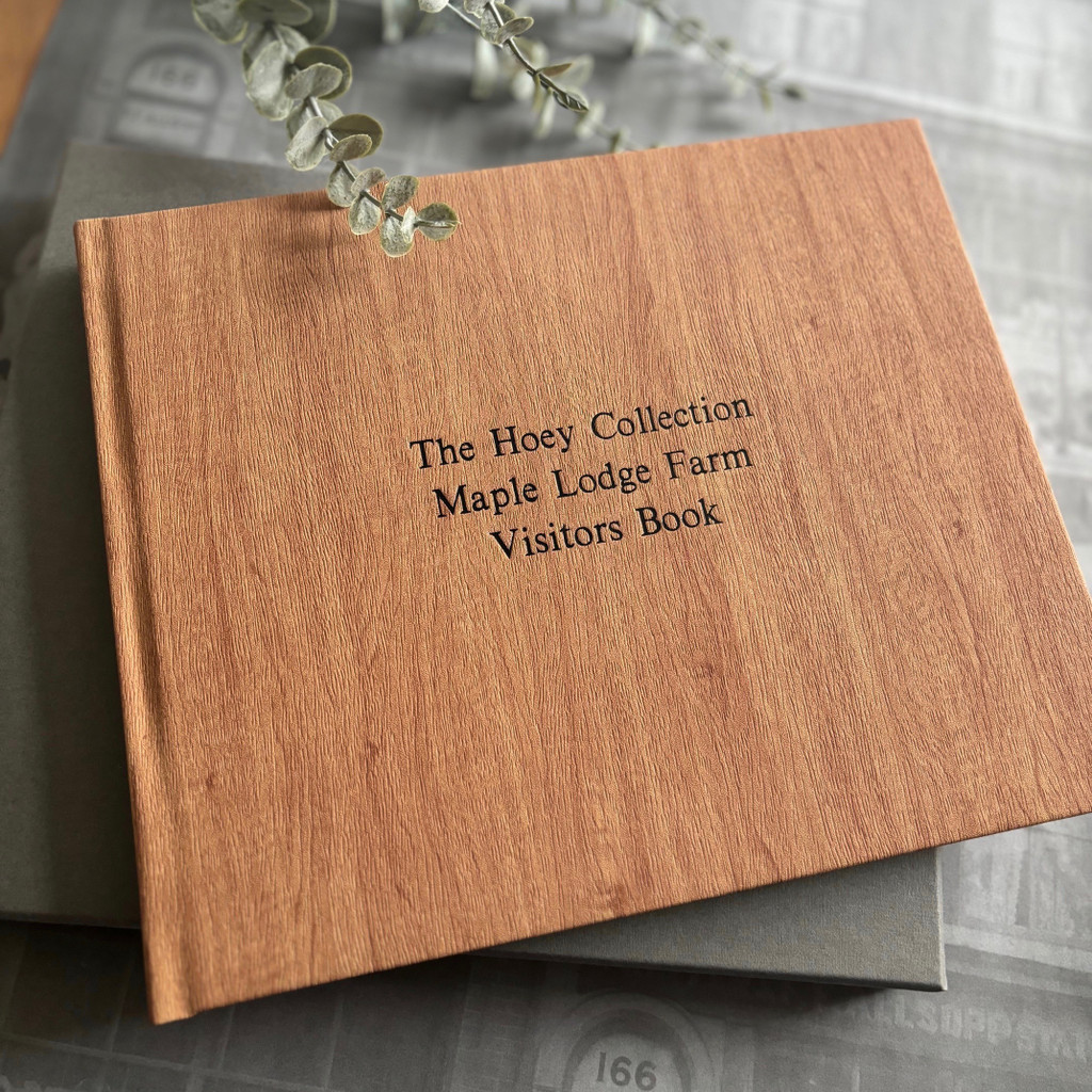 Visitor Guest Book | Wood Effect Finish | Oak