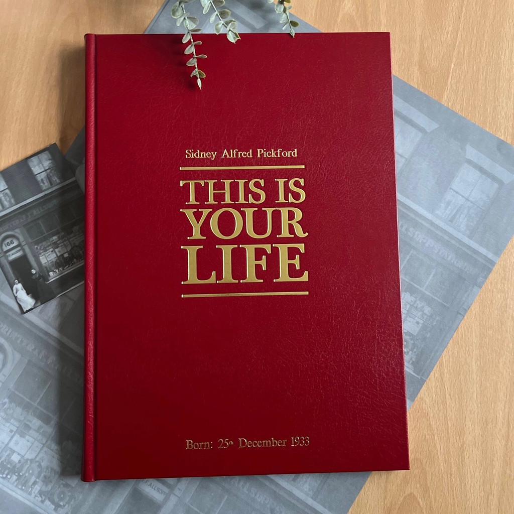 A3 'This Is Your Life' Style Red Photo Album Scrapbook 