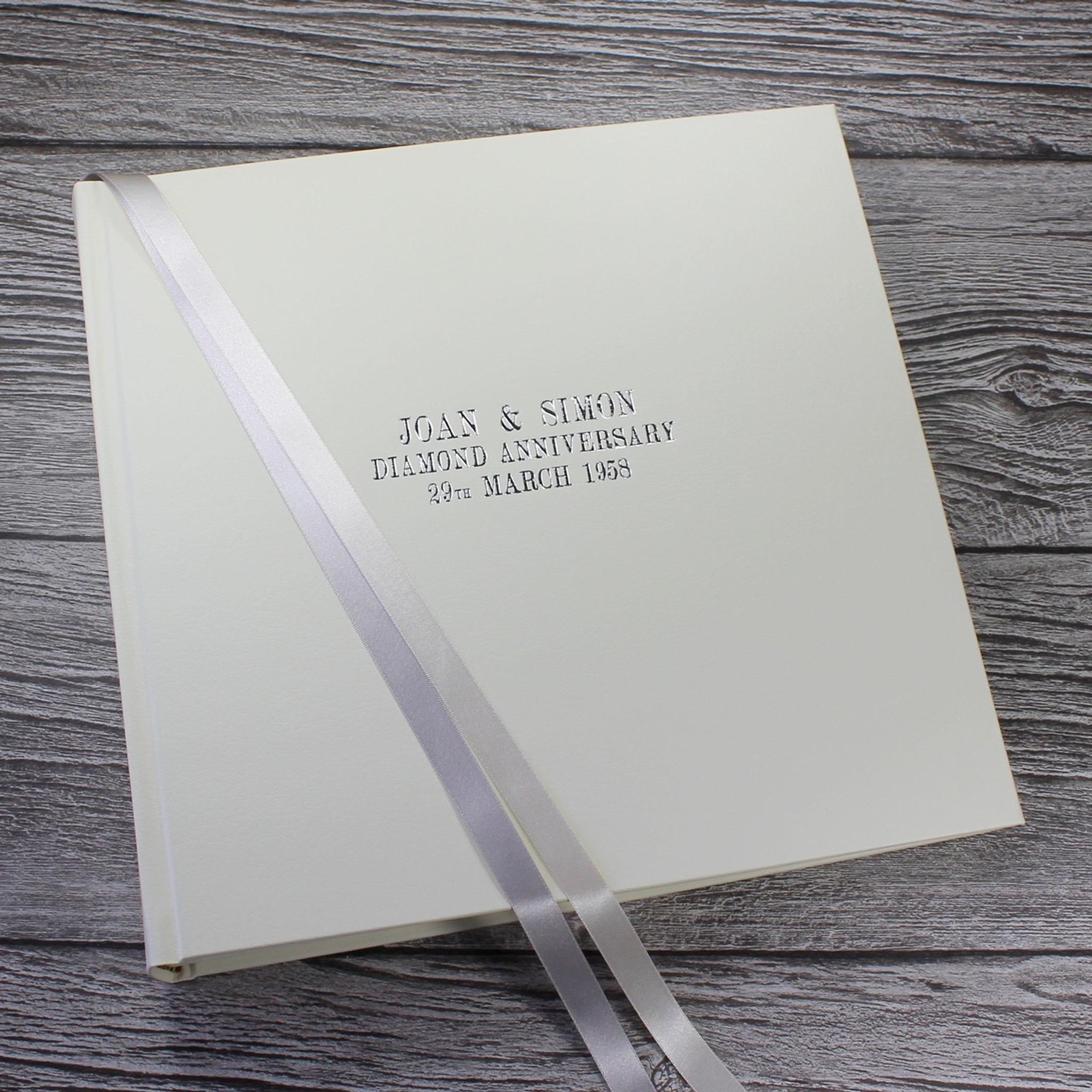 Anniversary Photo Album | Diamond Wedding | 60th - Bespoke