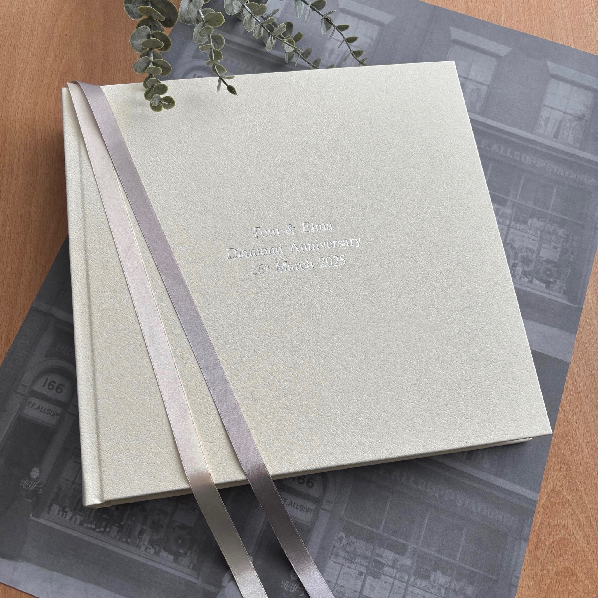 Anniversary Photo Album | Diamond Wedding | 60th - Bespoke