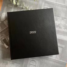 Traditional Classic Photo Album | Black Leather