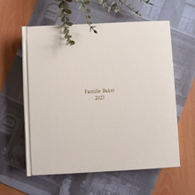 Traditional Classic  Photo Album | Ivory Leather
