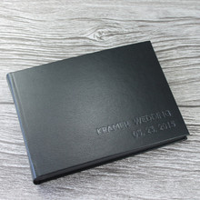 Photo Booth Guest Book | Black Leather