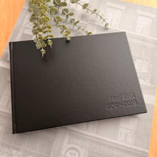 Photo Booth Guest Book | Black Leather