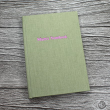 Mother's Day Journal | Notebook | Sage Green Linen | A5 Portrait