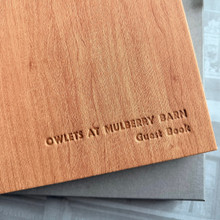 Visitor Guest Book | Wood Effect Finish | Oak