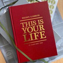 A4 'This Is Your Life' Style Red Photo Album Scrapbook 