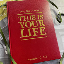 A4 'This Is Your Life' Style Red Photo Album Scrapbook 