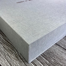 Clamshell Box | Grey Marl Linen (Box Only)