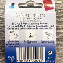 250 Adhesive Photo Mounting Squares