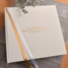 Anniversary Photo Album | Gold  Wedding | 60th