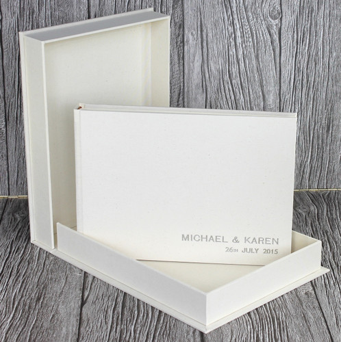 Clamshell Box | Ivory Linen (Box Only)