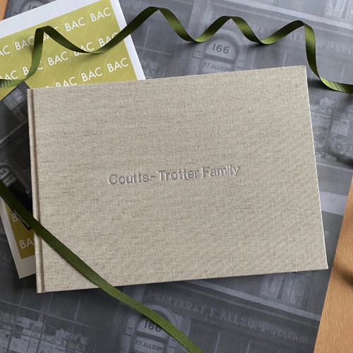 Photo Booth Guest Book | Natural Oatmeal Linen