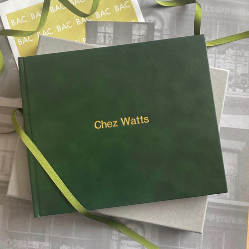 Visitor Guest Book | Dark Green Leather