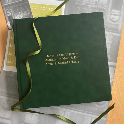 Traditional Classic Photo Album | Dark Green Leather
