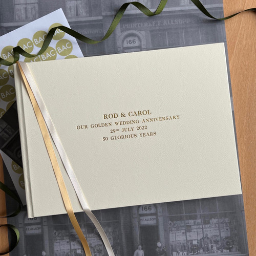Anniversary Photo Album | Gold Wedding | 60th