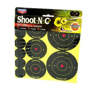 Birchwood Casey Shoot-N-C Targets 72-1", 36-2" and 24-3" Round Assortment 10PK Birchwood Casey Shoot-N-C Targets 72-1", 36-2" and 24-3" Round Assortment 10PK
