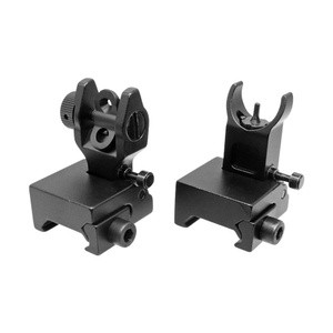 Mini Front and Rear Flip Up Sights Combo Mini Front and Rear Flip Up Sights Combo