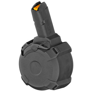 Magpul Industries, Magazine, PMAG D-50 GL9-PCC, 9MM, 50 Round Drum, Fits Glock Pattern Pistol Caliber Carbines, Black, Does Not Fit Glock OEM Pistols Magpul Industries, Magazine, PMAG D-50 GL9-PCC, 9MM, 50 Round Drum, Fits Glock Pattern Pistol Caliber Carbines, Black, Does Not Fit Glock OEM Pistols
