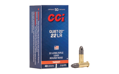 CCI .22LR Quiet 22 40gr LRN Subsonic