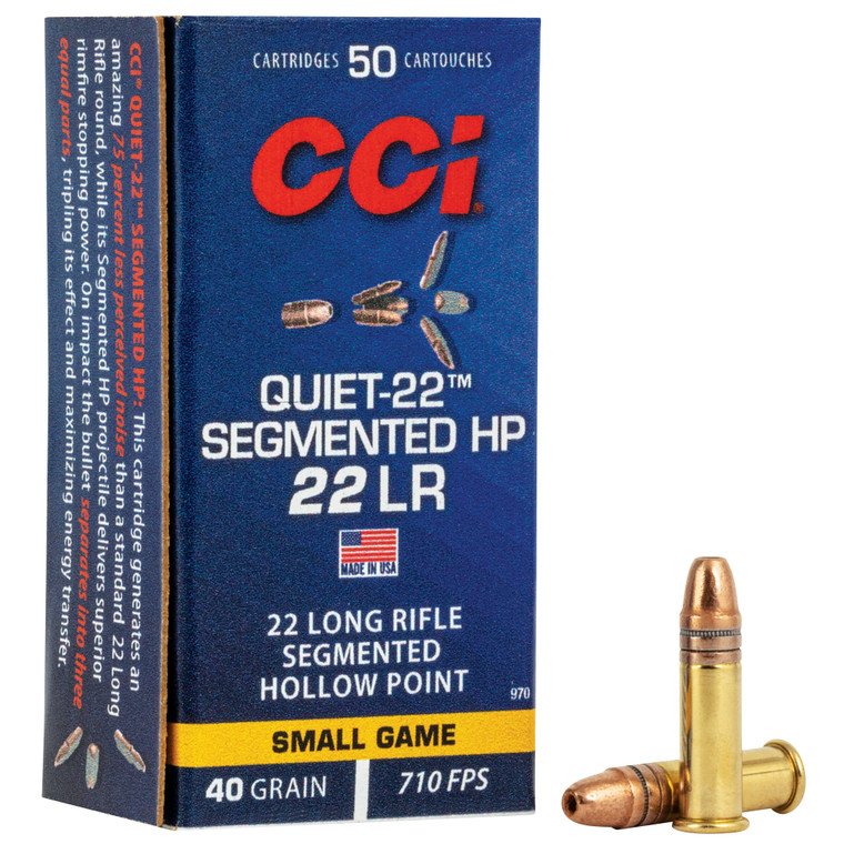 CCI 22LR Quiet 22 40gr HP Subsonic