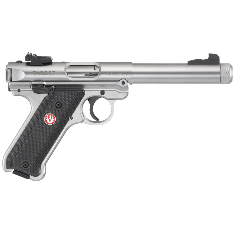 Ruger Mark IV Target Full Size 22LR 5.5" Threaded Barrel Stainless Steel Satin Finish