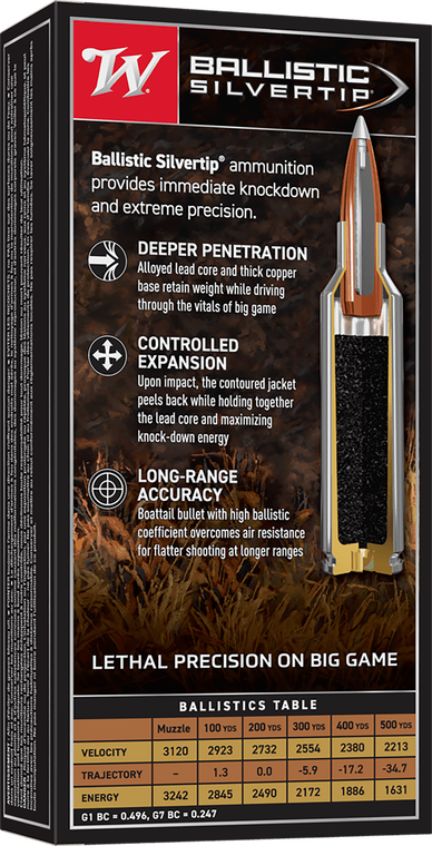 Winchester Ballistic Silvertip 270WSM 150gr