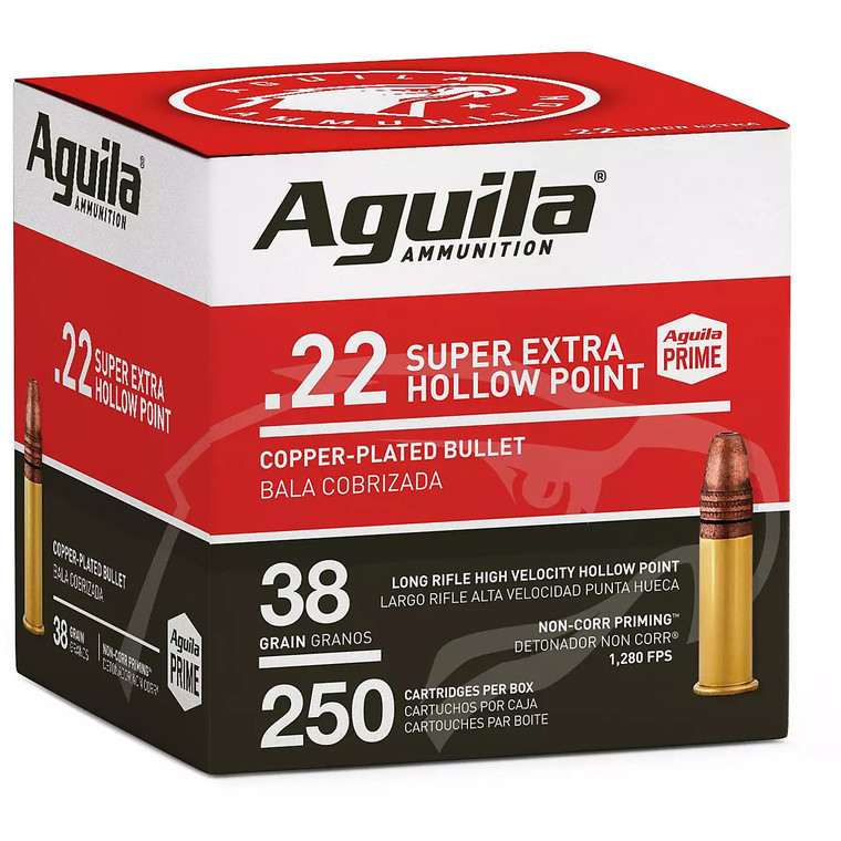 Aguila 22LR Super Extra Hollow Point 250rds