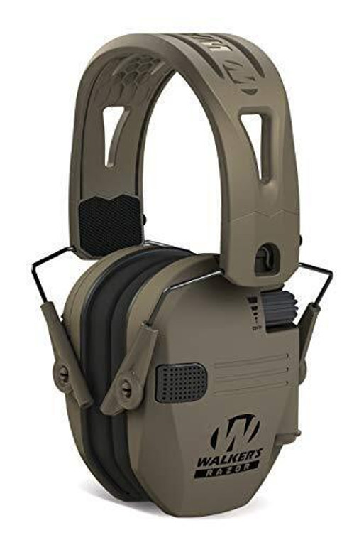 Walker's Razor Tacti-Grip Earmuffs- Mega Flat Dark Earth High Performance