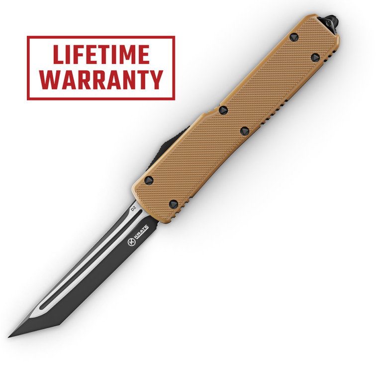 Krate Tactical OTF Knife, The Sandstorm