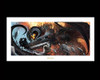 LOTR BALROG BATTLE OF THE PEAK ART PRINT