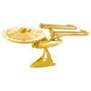 METAL EARTH STAR TREK USS ENTERPRISE NCC-GOLD EDITION