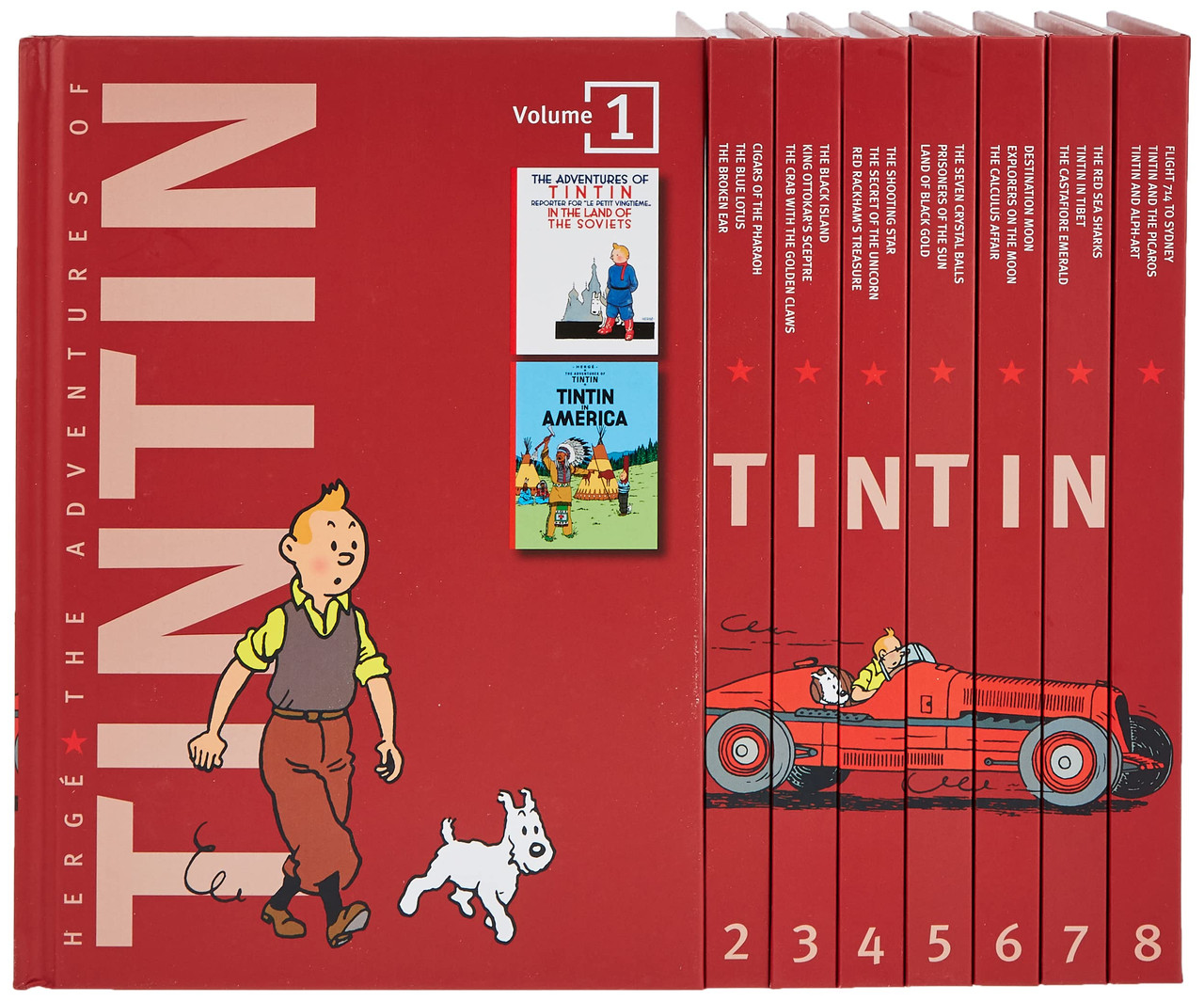ADVENTURES OF TINTIN COMPLETE COLLECTION SET - Graphic