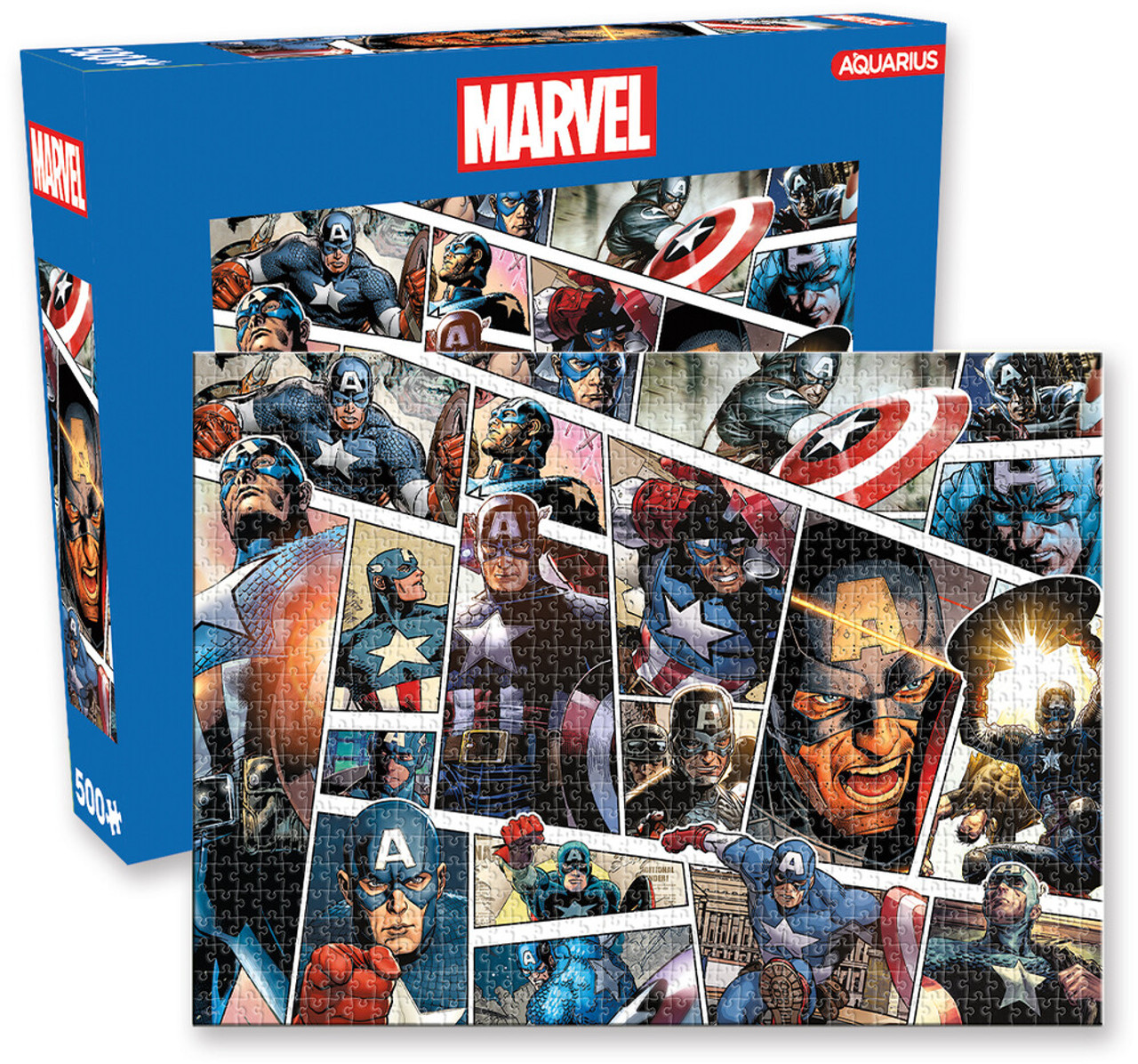 MARVEL CAPTAIN AMERICA PANELS 500PC PUZZLE