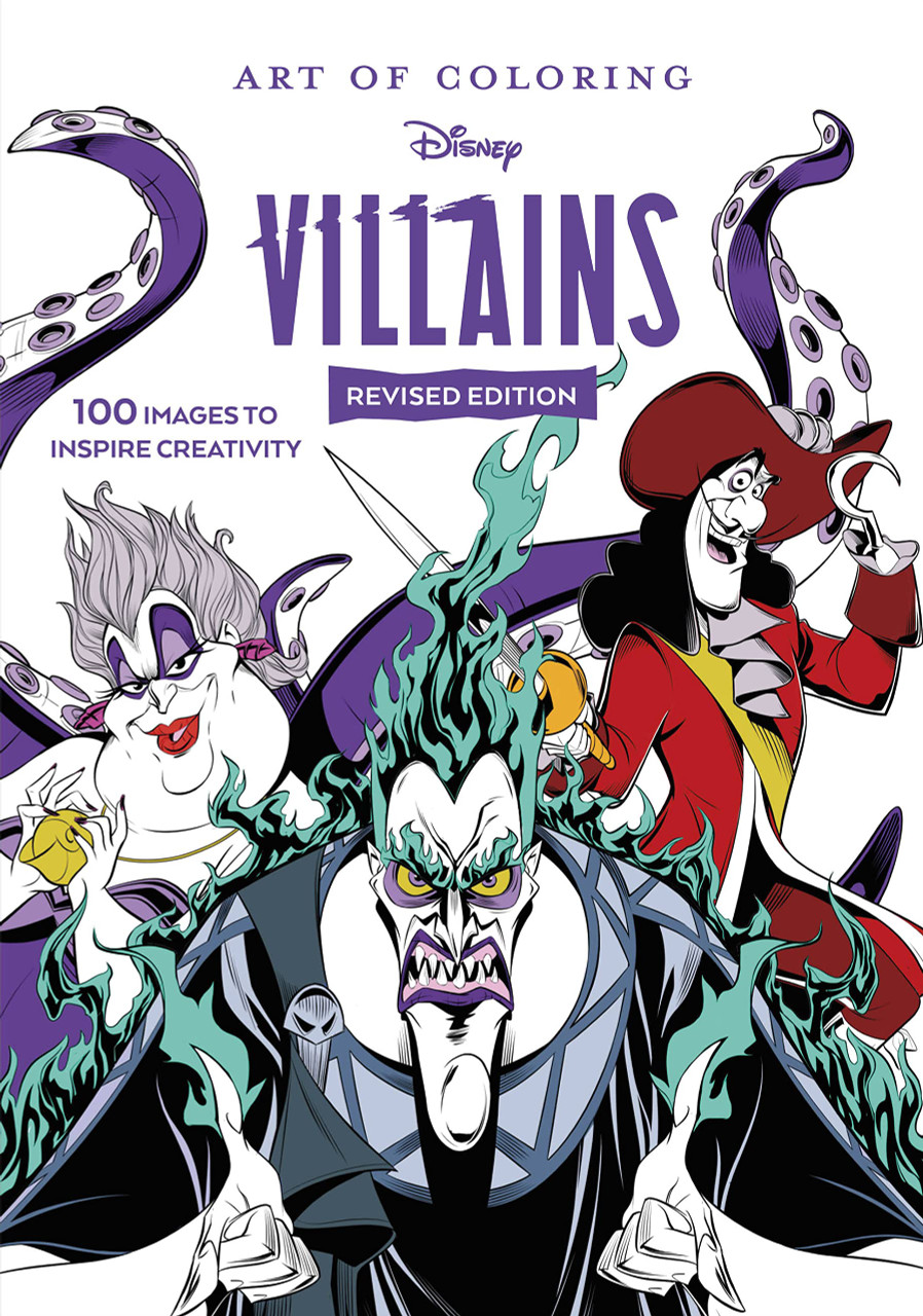 ART OF COLORING DISNEY VILLAINS SC