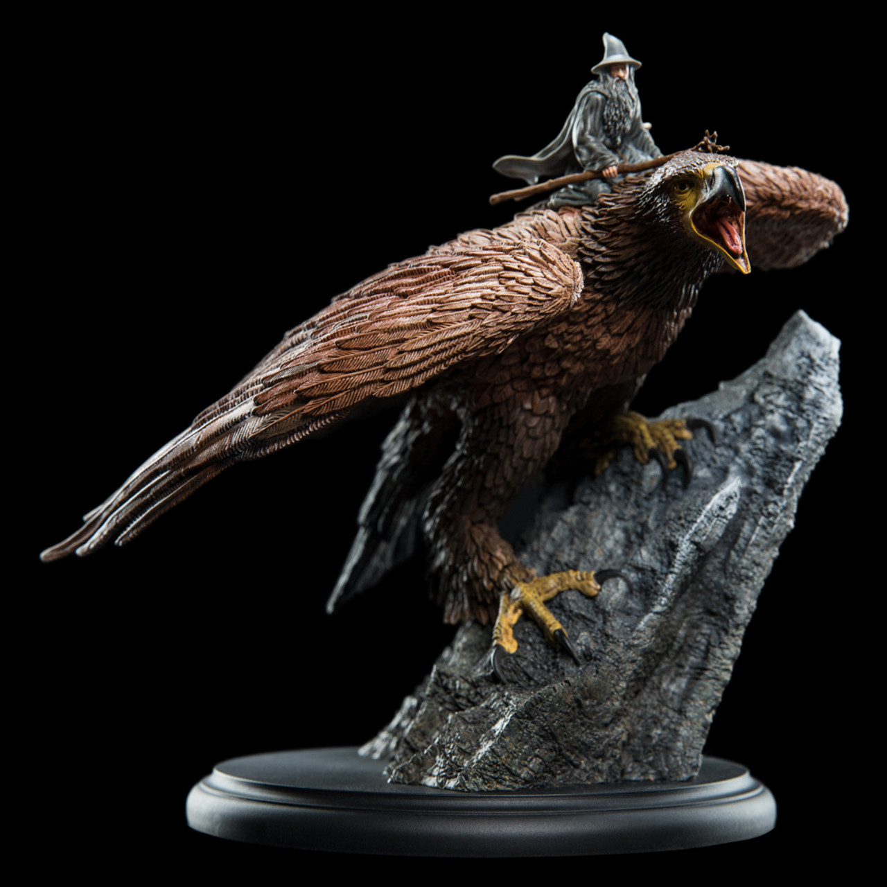 WETA LOTR MINI STATUE GANDALF ON GWAIHIR