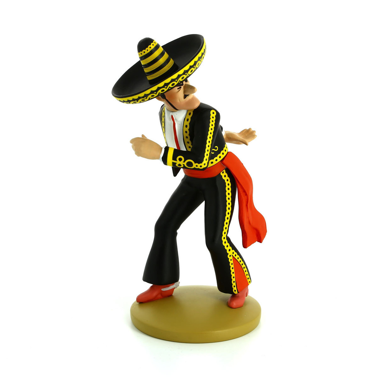 TINTIN RESIN FIGURINE ALCAZAR KNIFE THROWER