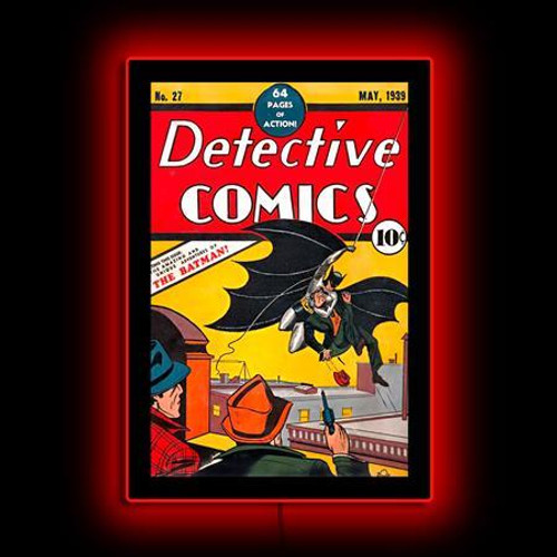 DETECTIVE COMICS NO 27 BATMAN MINI POSTER PLUS LED ILLUMINATED SIGN DETECTIVE COMICS NO 27 BATMAN MINI POSTER PLUS LED ILLUMINATED SIGN
