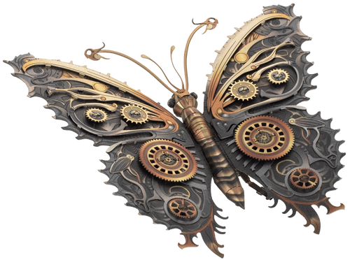 METAL EARTH STEAMPUNK BUTTERFLY