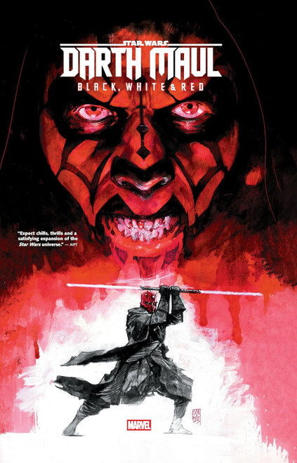 STAR WARS DARTH MAUL BLACK WHITE AND RED TP