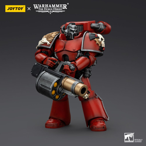 WARHAMMER COLLECTIBLES: 1/18 SCALE BLOOD ANGELS ANGEL'S TEARS SQUAD ERELIM WITH ANGEL'S TEARS GRENADE