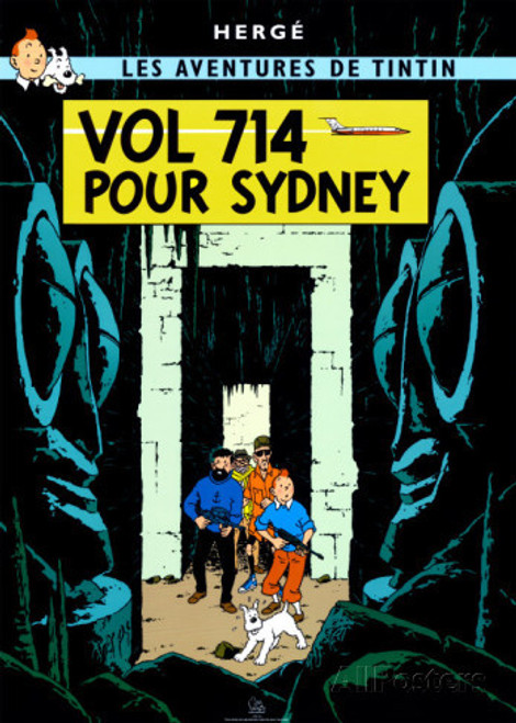 TINTIN POSTER 21 VOL 714 POUR SYDNEY