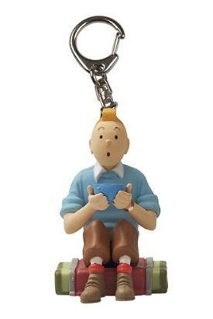 TINTIN KEY RING TINTIN SEATED TIBET