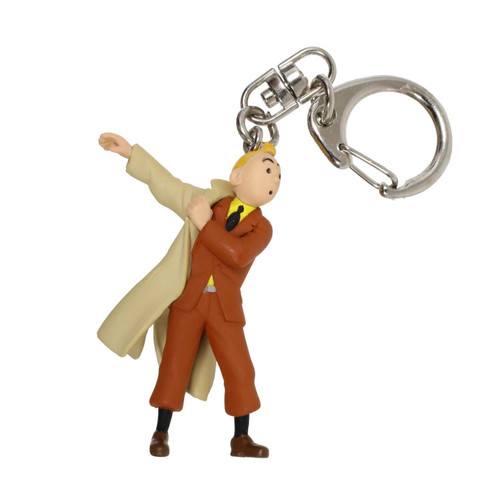 TINTIN KEY RING TINTIN PUTS ON TRENCH 5.5CM