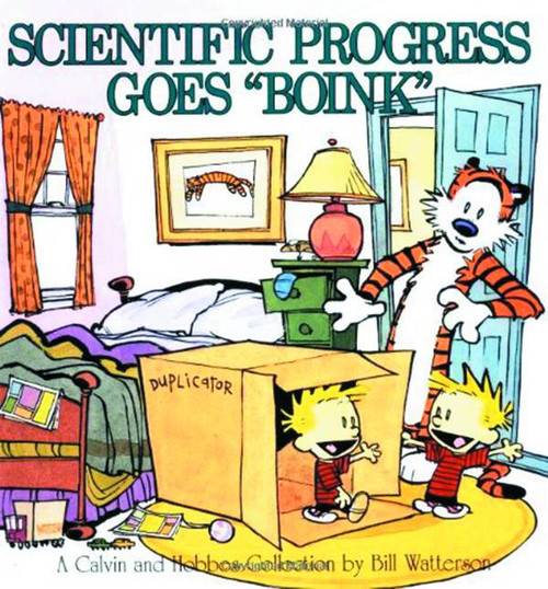 CALVIN & HOBBES SCIENTIFIC PROGRESS