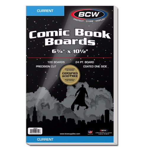 BCW CURRENT COMIC BACKING BOARDS 100 PACK BCW CURRENT COMIC BACKING BOARDS 100 PACK