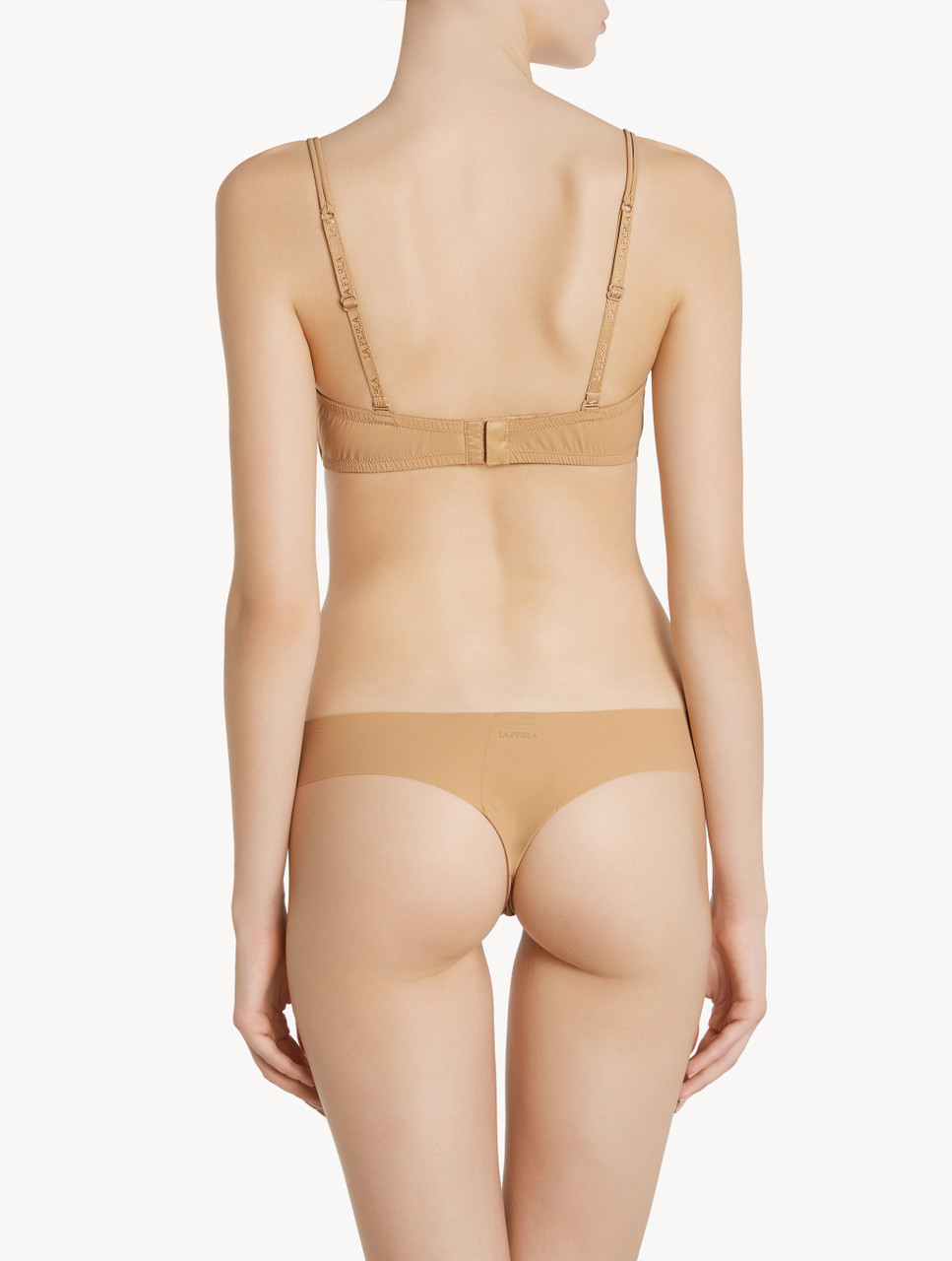 Laser-cut thong in nude